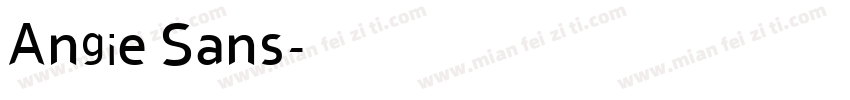 Angie Sans字体转换